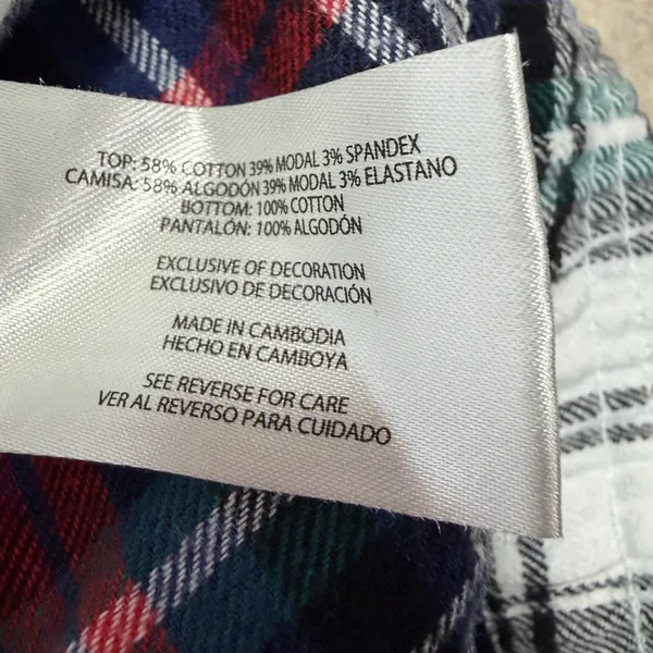 GAP Mens Large Multi Plaid Classic Cozy Pajama Pants Loungewear School - Image 4