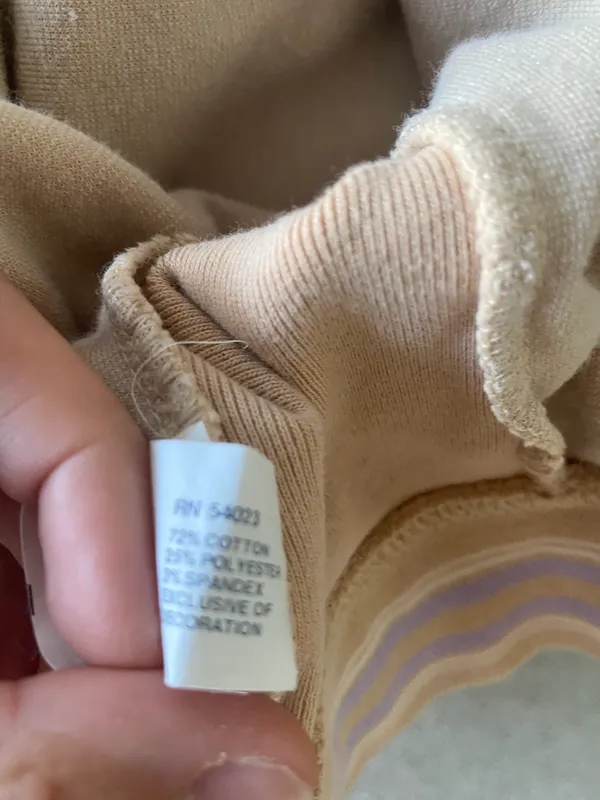 Gap Beige 2003  holiday Velour Zip Up - Image 8