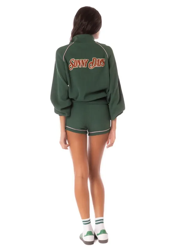 Anthropologie Maaji Shamrock Sunny Days Sweater and short waffle set - Image 4