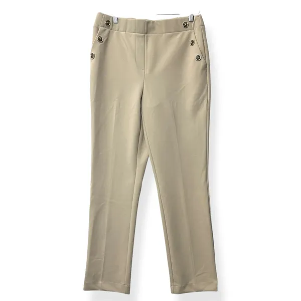 Jules‎ & Leopold Women Sailor Dress Pants Beige M Career Quiet Luxury Clean Girl - Image 2