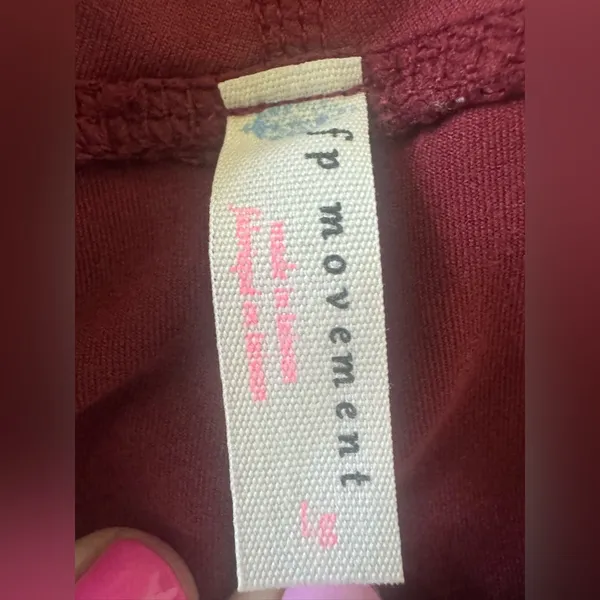 Free People FP Movement High Rise Infinity Cutout gym cropped‎ Legging large - Image 10