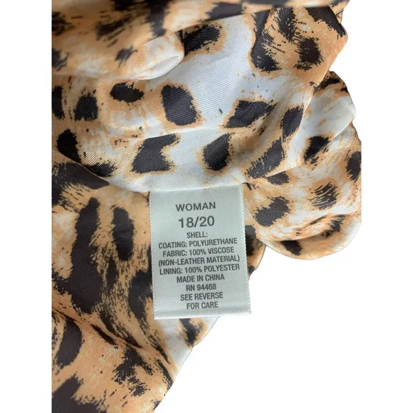 Braetan. Women's Brown Animal Print Jacket - Image 7