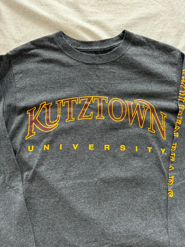 Kutztown University Long Sleeve Gray - Image 2