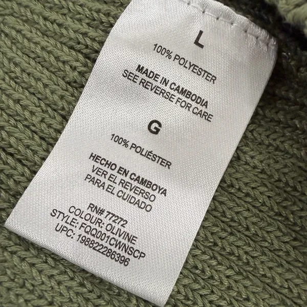 French Connection Sage Green Ribbed Midi Dress - Image 14