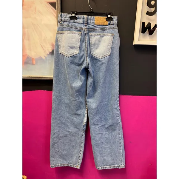 Cotton On Low Straight‎ Panel Jean Light Wash Patchwork Relaxed Straight Leg - Image 3