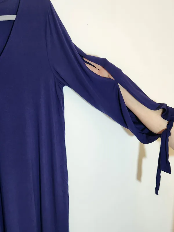 Lulus Navy Blue Shift Dress with Shoulder and Arm Cutouts Size XL NWT - Image 6
