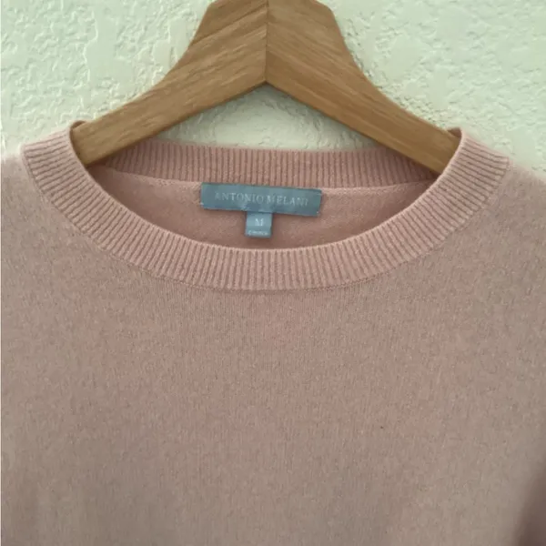 Cashmere sweater in vintage rose Antonio Melani - Image 2