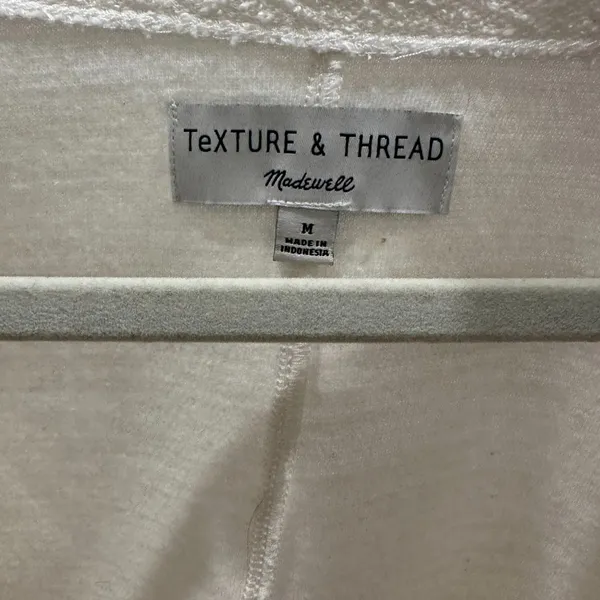 Madewell Ivory Wrap-tie Top - Image 5