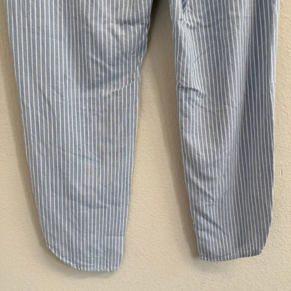 Marine Layer Allison Pant Blue/White Striped Size Small‎ Tencel Elastic - Image 9