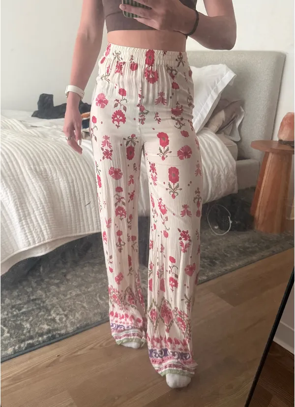 Zara Printed Pants (NEVER WORN) - Image 3