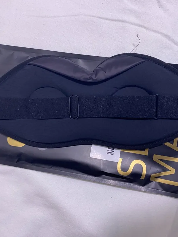 MABAO Sleep Mask Adjustable Black Light Blocking Eye Mask Soft Padded NEW - Image 4