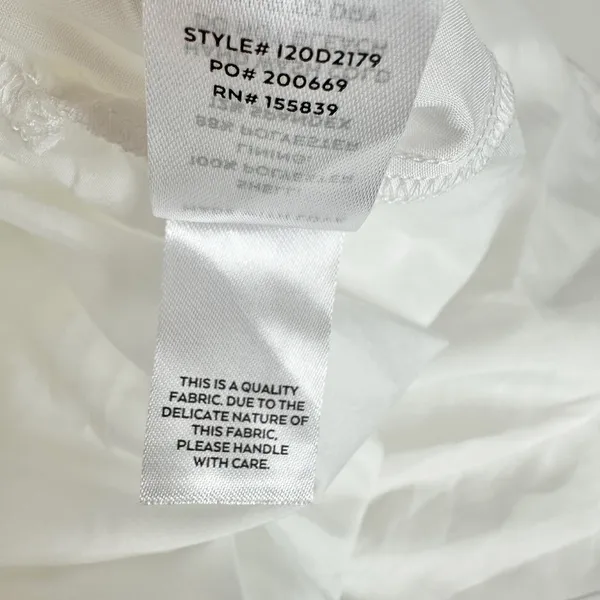 Lulus Loveliest Looks White Floral Jacquard Tie-Strap Midi Dress Medium NWT - Image 13