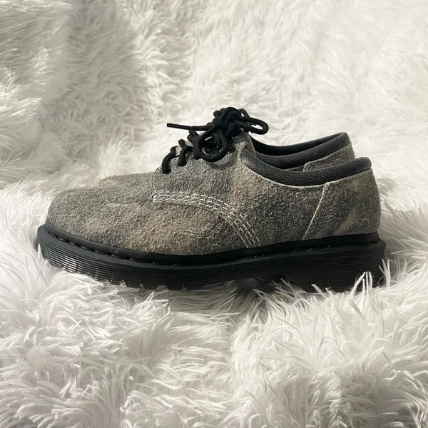Dr. Martens NEW 8053 Stonewashed distressed Suede Casual Oxford Shoes - Image 3