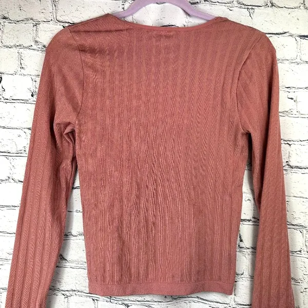 Free People Lucky You Layering Top Blush Size M/L - Image 13