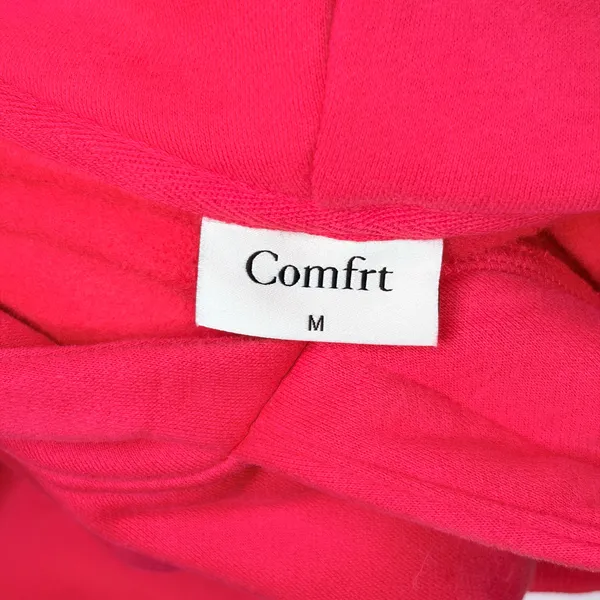 Comfrt Red Oversized Pullover Hoodie - Image 5