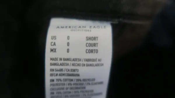 American Eagle Outfitters next level stretch jegging jeans in black size 0 short. - Image 13