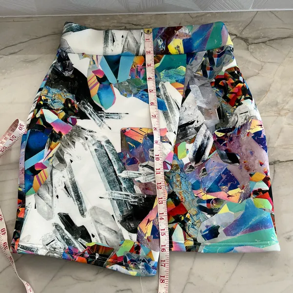 Jaded London Crystal Cyberwave Asymmetrical Skirt - Image 9