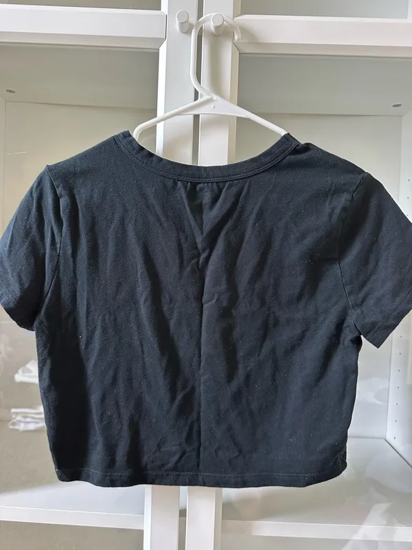 Wild Fable Black Crop Top - Image 2