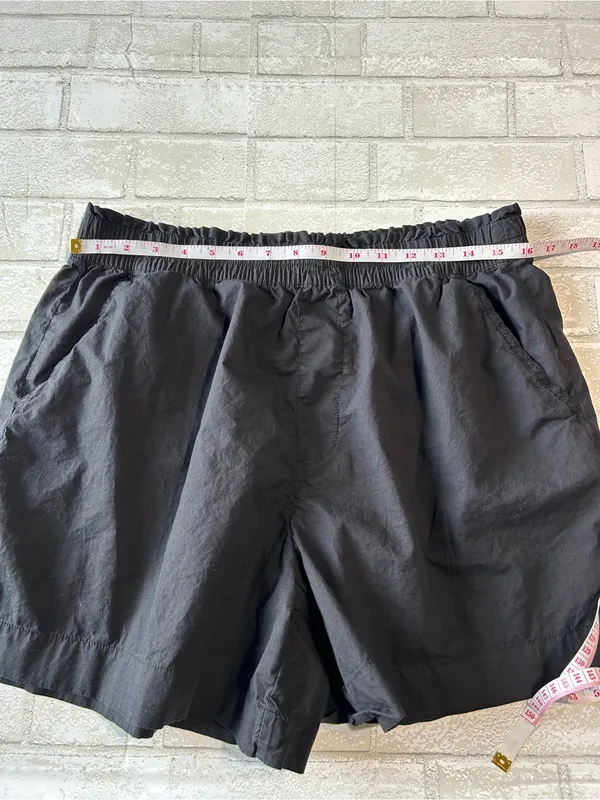 aerie Black Cotton Elastic-Waist Athletic Shorts - Image 5