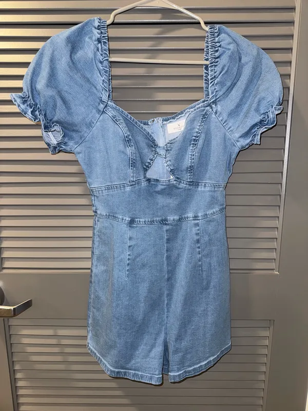 Windsor Denim Romper - Image 4