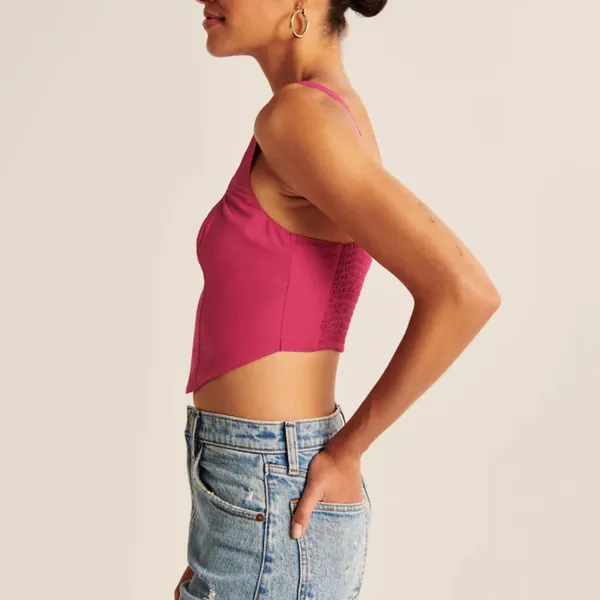 Abercrombie | Poplin Corset Tank - Image 2