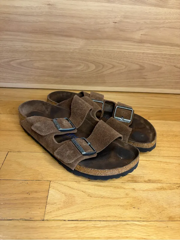 Birkenstock Arizona Soft Footbed Suede Sandals - Size 37 - Image 2