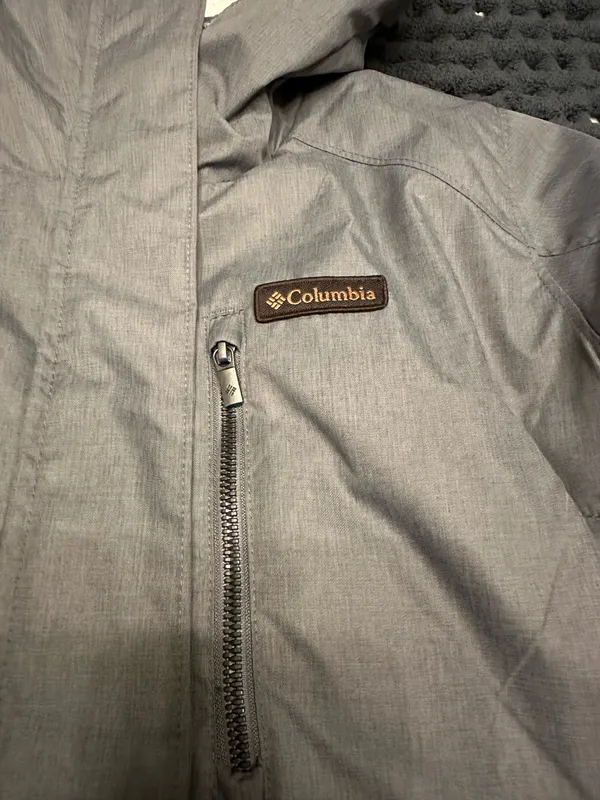 Columbia Jacket Women’s Full-Zip Grey Fleece Large - Image 2