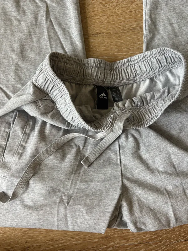 Adidas Grey Athletic Joggers - Image 5