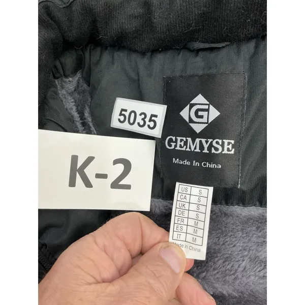 Womans Gemyse Ski/snow Board Jacket Small Black Lined Water/wind Proof Pockets - Image 3