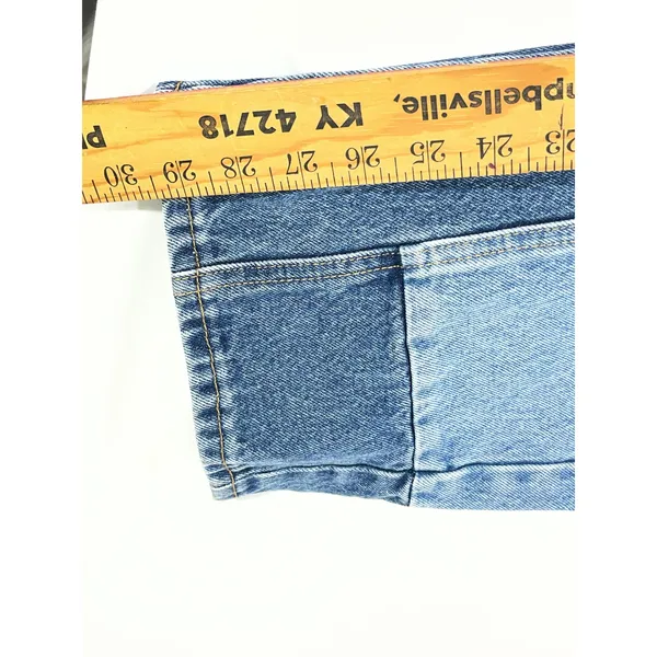 Universal Thread Mid‎ Rise 90s Baggy Patchwork Denim Jeans Women 2S Button Fly - Image 8