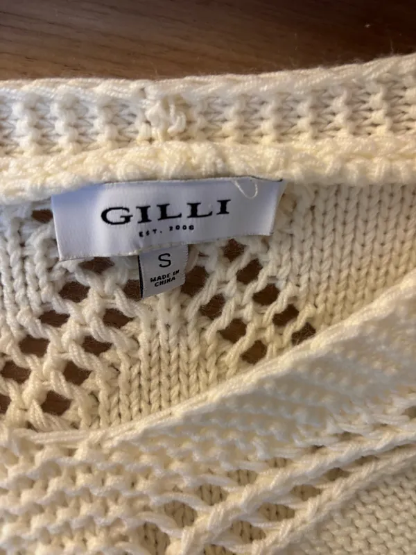 Cream Colored Sweater White - Image 3