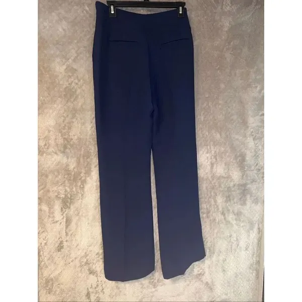 Cabi Midrise Navy Wide Leg Trousers Size 8 Business Officewear Dressy #769 - Image 3