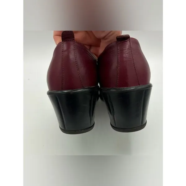Dansko Aubrey burgundy leather clog women’s 40/10 professional comfort - Image 5