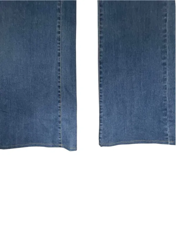 RVCA Light Wash High Rise Wide Leg Flare Denim Jeans - Image 3