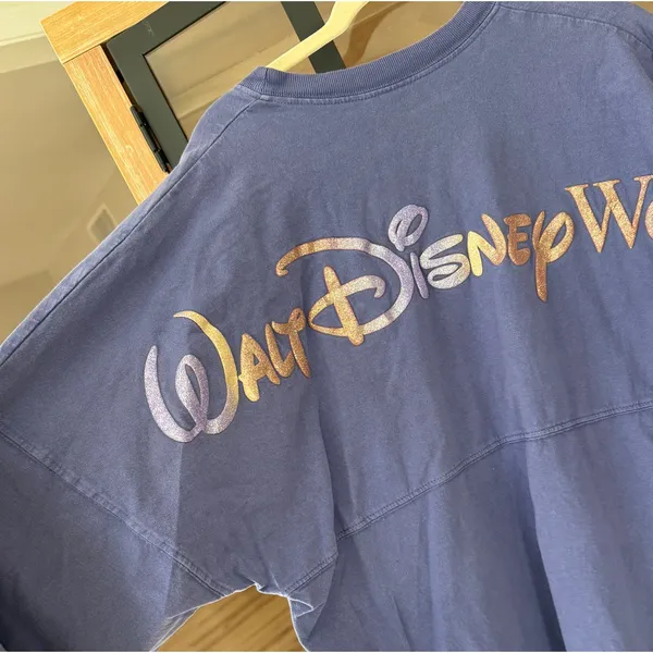 Walt Disney World 50th Anniversary Spirit Jersey tee pullover LongSleeve glitter - Image 6