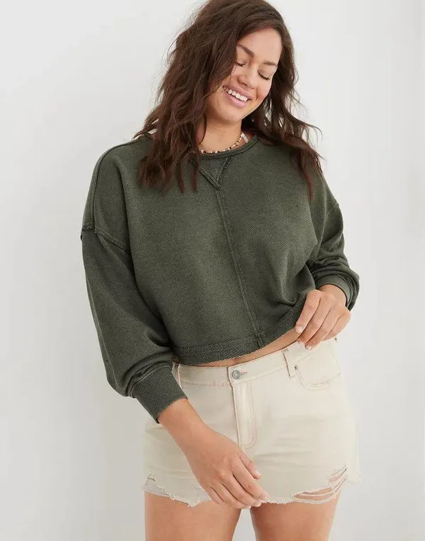 Cropped Crewneck - Image 6