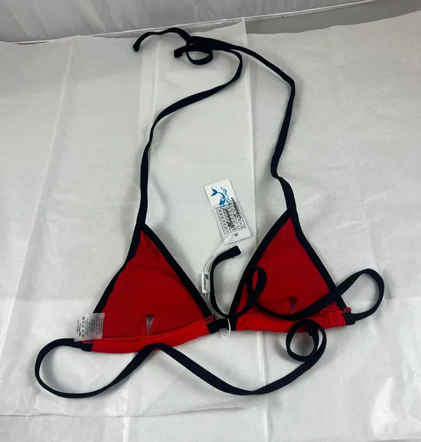 Mermaid LG Red Black Thong Bikini Set - Image 4