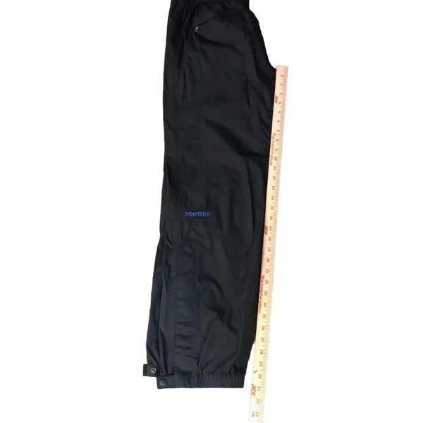 Marmot Wind Pants Womens L Used Unlined Black Outdoor Nylon - Image 13