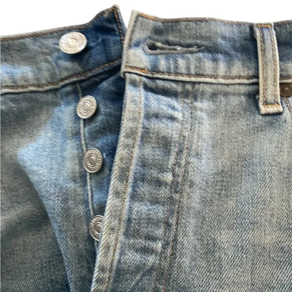 7 For All Mankind Ring-Detail Straight Jeans Riviera statement cropped capris - Image 11
