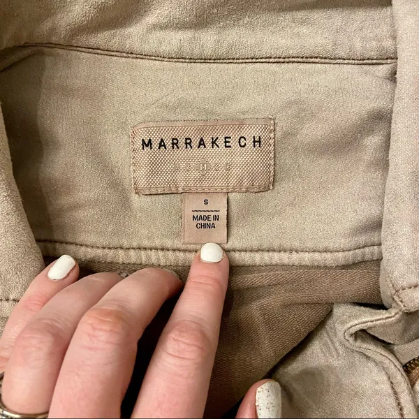 ANTHRO‎ Marrakech Suede Moto Jacket - Image 8