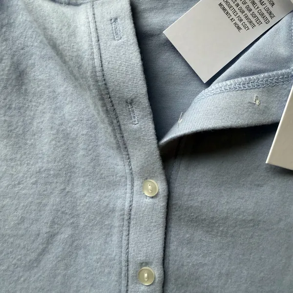 Abercrombie & Fitch lounge collection Sleeve Henley Tee - Image 2