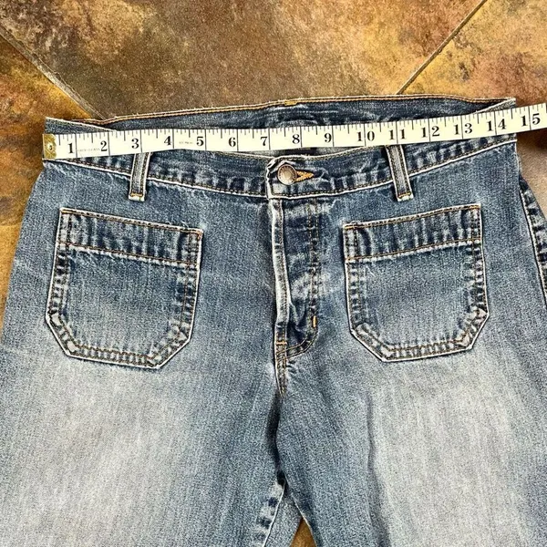 Abercrombie Button Up Capri Denim Jeans 4 - Image 2