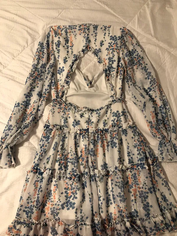 Long sleeve floral dress  - Image 2