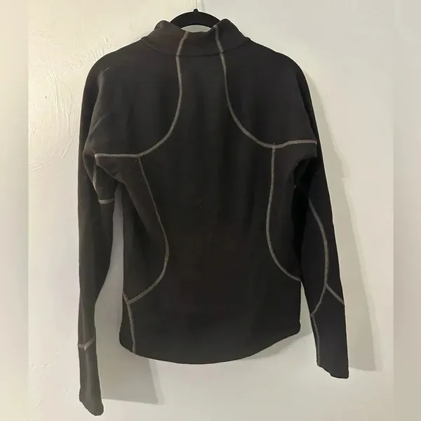 REI Quarter Zip Fleece Black Women’s Size Medium Active Sporty Hiking - Image 3