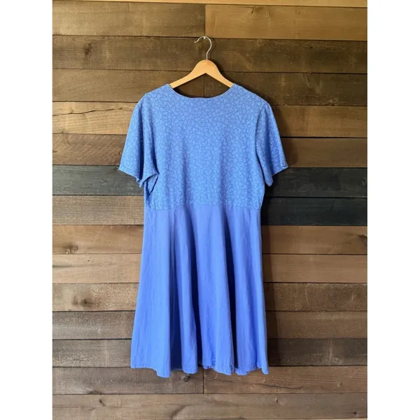 American-vintage Women's Blue and Purple Dress - Image 9