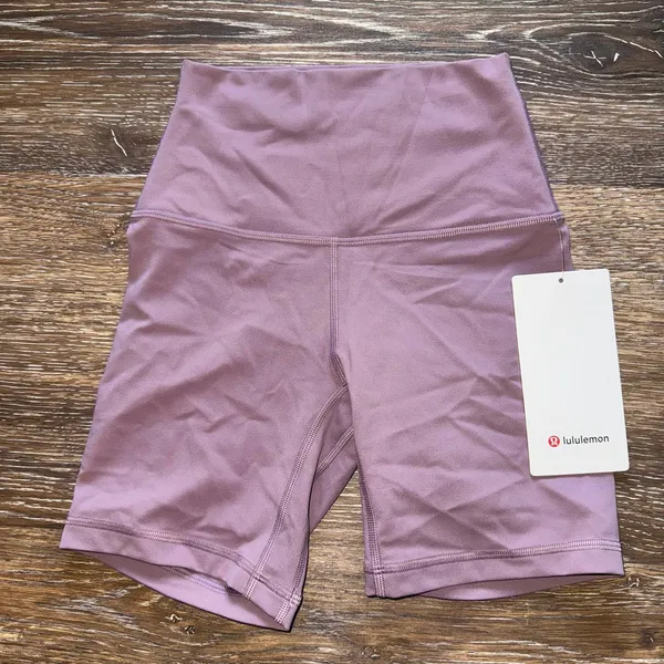 Lululemon Align Biker Short High Rise 6” Lavender Lux Size 2 NWT - Image 2