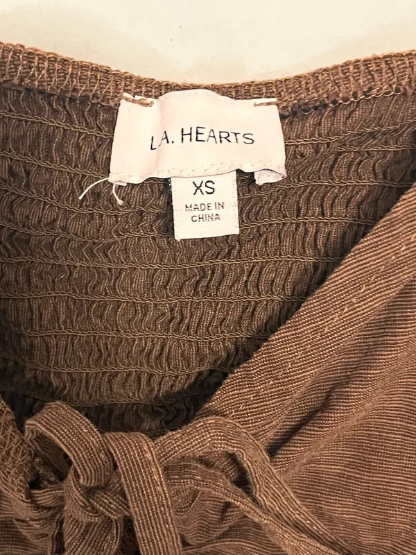 Brown cropped top - Image 2
