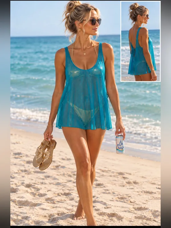 Minimale Animale • Blue Coverup Small NEW - Image 2