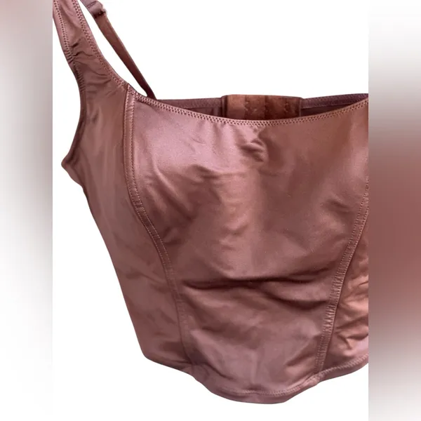 Victoria's Secret Pink SATIN LIGHTLY LINED CORSET TOP - Image 5
