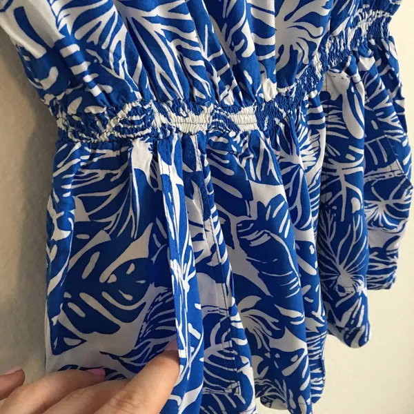 Swim cover romper Blue - Image 3